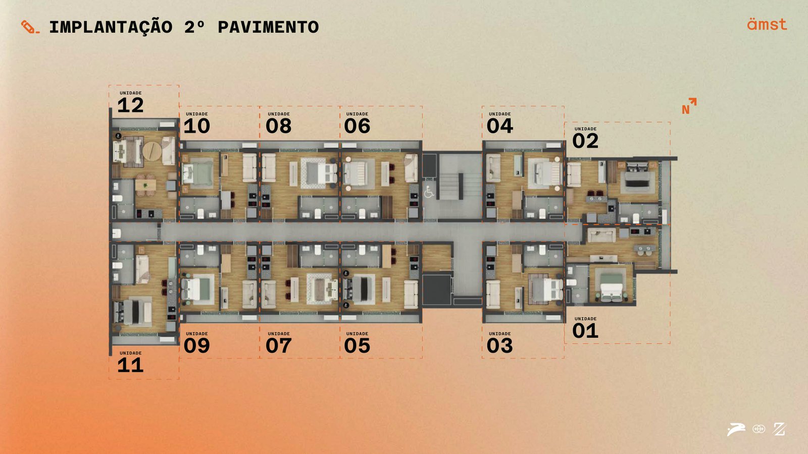 Implantação 2º pavimento